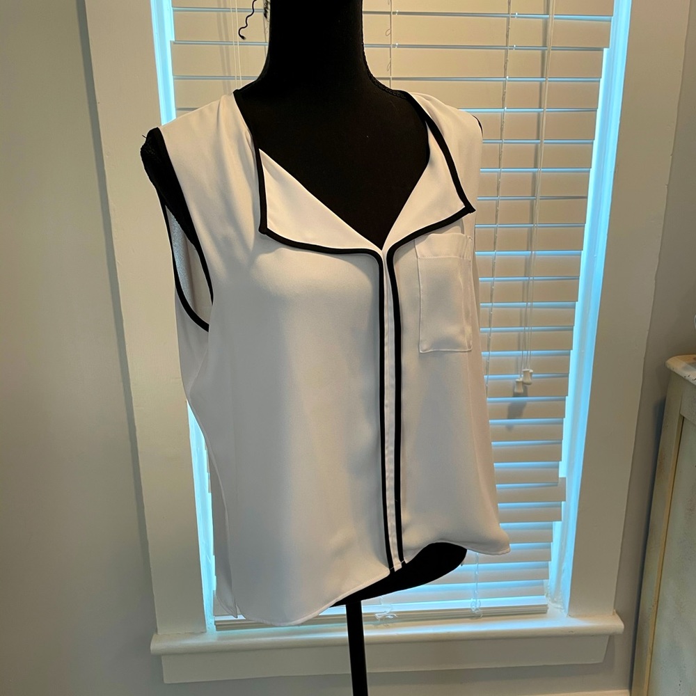 Calvin Klein sleeveless blouse